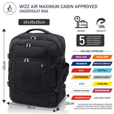 wizz air approved cabin bag.